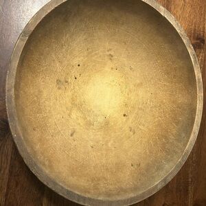 Vintage handmade dough bowl